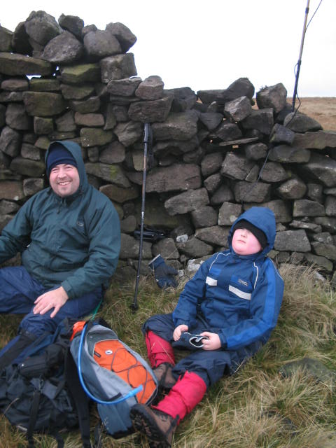 Tom & Liam on Easington Fell