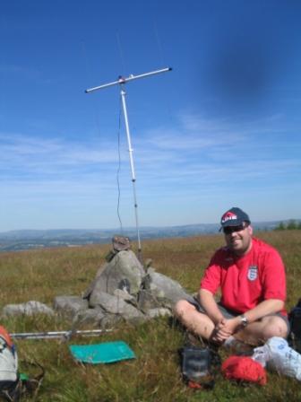 Tom on Easington Fell