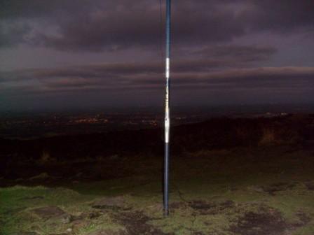 Early morning vista from behind the mast