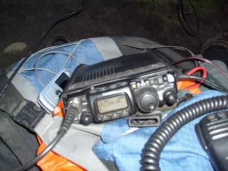 Yaesu FT-817 tuned to 70cm SSB