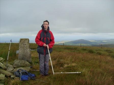 Jimmy setting up on Beneraird