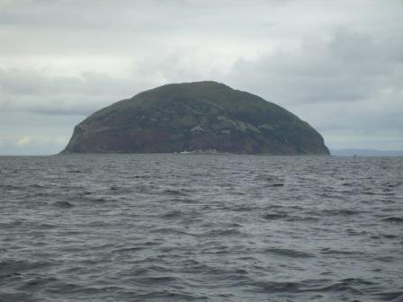 Approaching Ailsa Craig - are we really going to climb that?