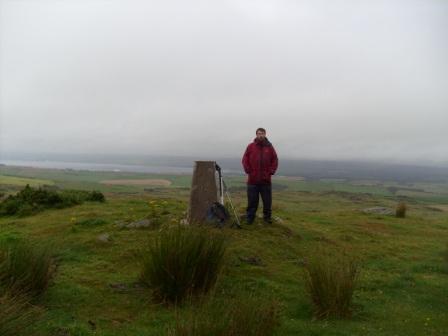 Tom on the summit of Cairn Pat GM/SS-201