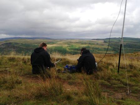 Edward 2W0NSR/P & Jimmy MW0HGY/P sharing the 2m station