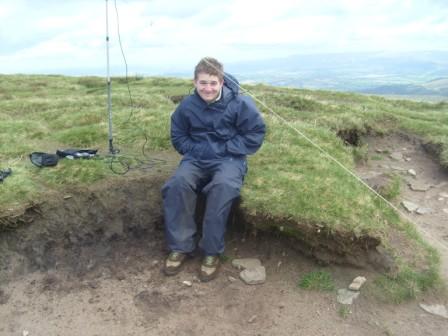 Craig next to Jimmy's station