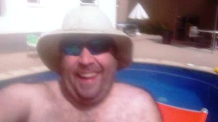 And back at the apartment pool (sorry)!