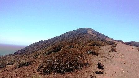 Path up to the summit