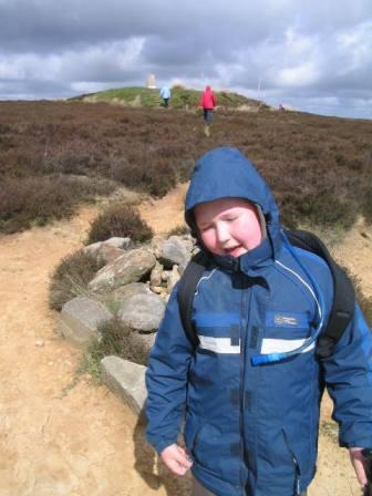 Liam on Urra Moor