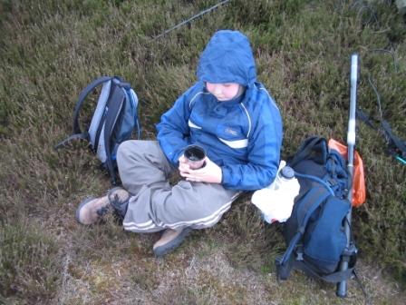 Liam on Gisborough Moor