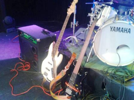 My Fender Jazz and Yamaha fretless basses