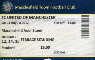 Home v FC United of Manchester (friendly), 2012