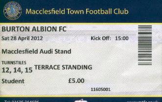 Home v Burton Albion, 2012