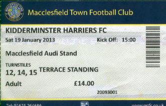 Home v Kidderminster Harriers, 2013