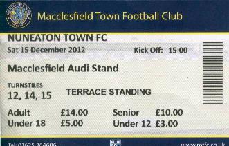 Home v Nuneaton Town, 2012