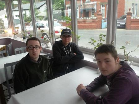 Awaiting brews and scones