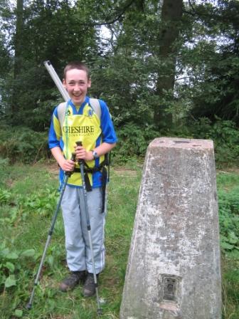 Jimmy at the true summit of Aconbury Hill