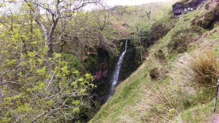 Waterfall by the first part of the route