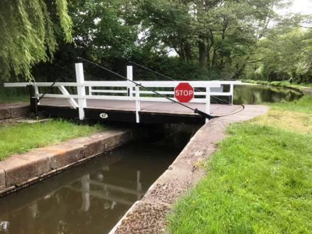 Swing bridge on Macc Canal