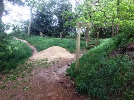 Footpath juntion