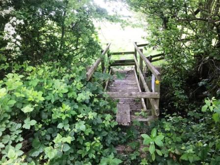 Stile bridge near Brownhills Farm