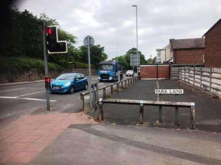 Junction of Park Lane and Oxford Road