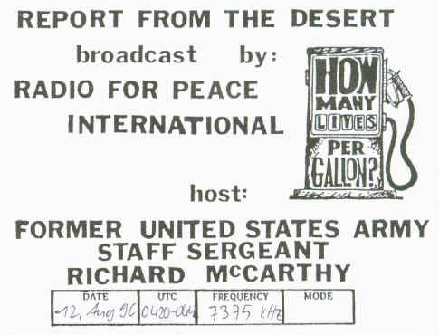 Report From The Desert