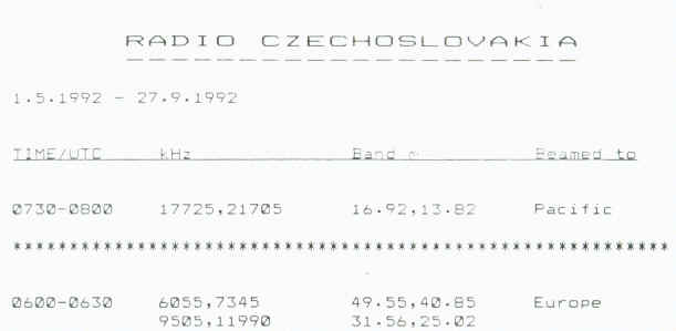 Radio Czechoslovakia