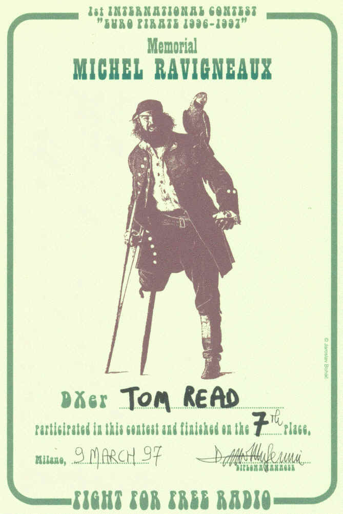 1st Michel Ravigneaux Europirate Contest, 1996