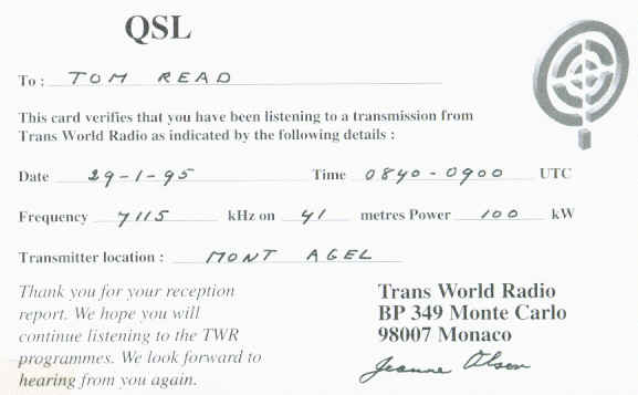 Trans World Radio Monte Carlo