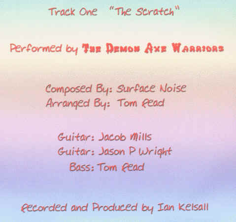 Demon Axe Warriors CD back
