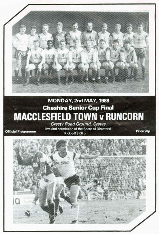 Cheshire Senior Cup Final, 1988