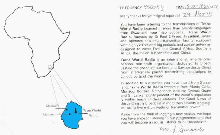 Trans World Radio Swaziland