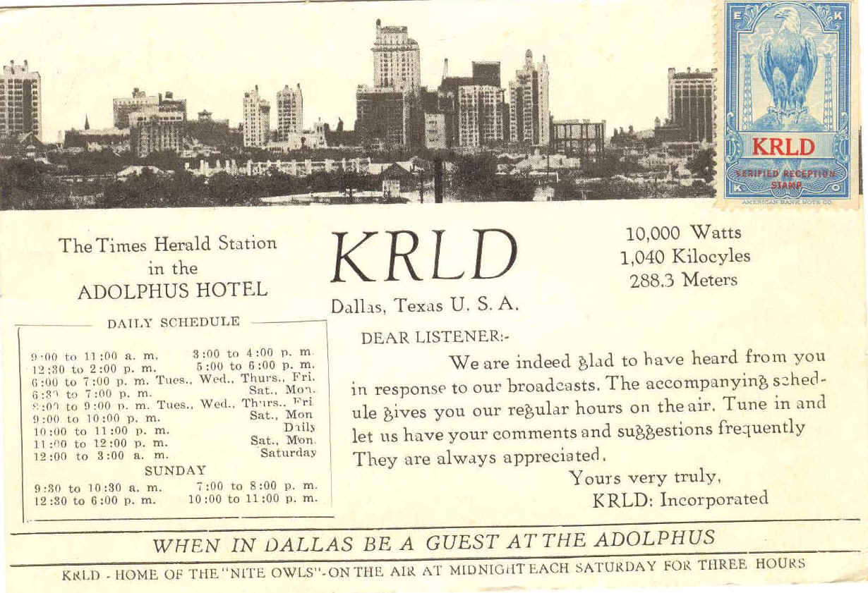 KRLD, courtesy of G4UZN
