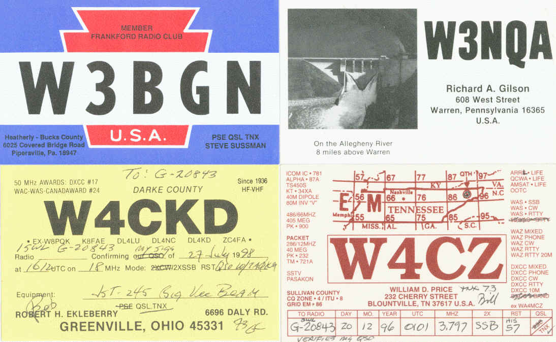US radio amateurs - W