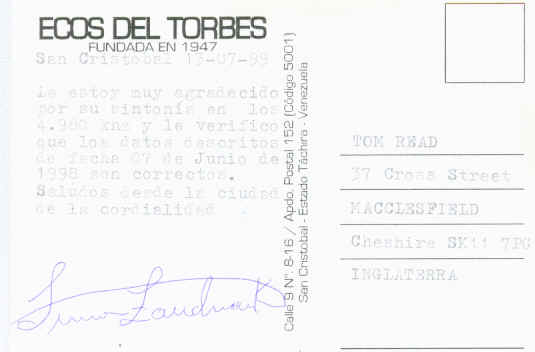 Ecos del Torbes