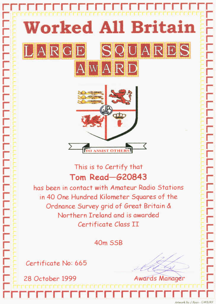 Large Squares Award