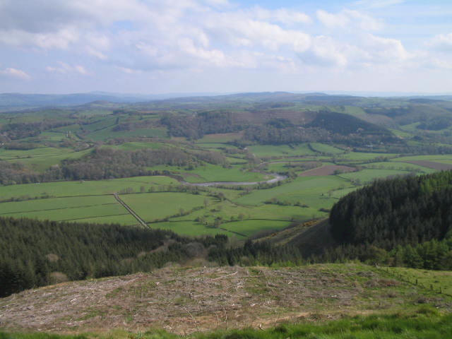 Stunning views from the summit of Allt y Main