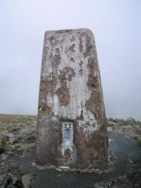 Trig point on Arenig Fawr GW/NW-011