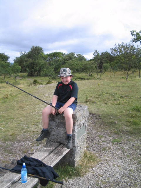 Liam on Arnside Knott