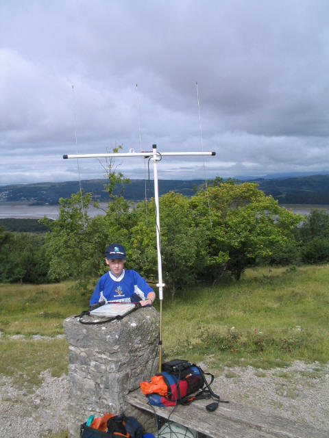 Jimmy on Arnside Knott