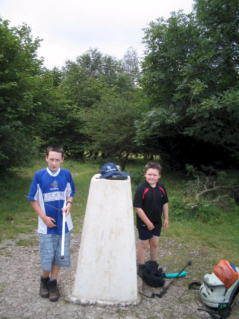 Jimmy and Liam at the summit