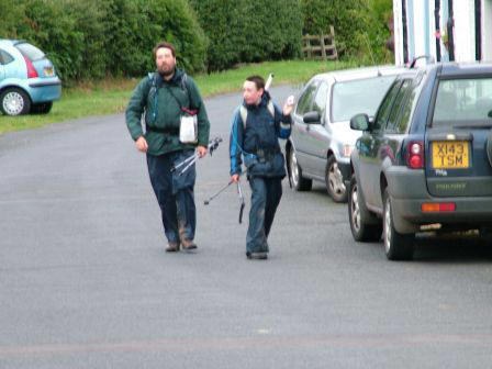 Arrival in Kirk Yetholm