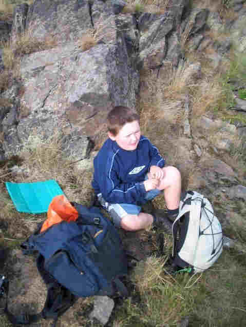 Liam on Bardon Hill