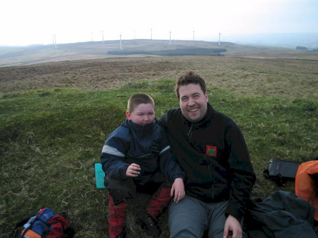 Liam & Tom MI1EYP/P on Big Collin GI/AH-008