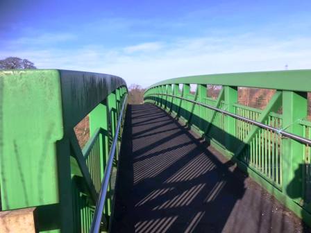 Footbridge over the A34 bypass