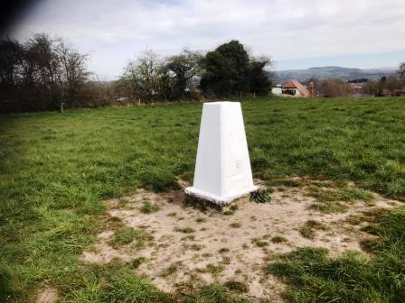Trig point in New Farm