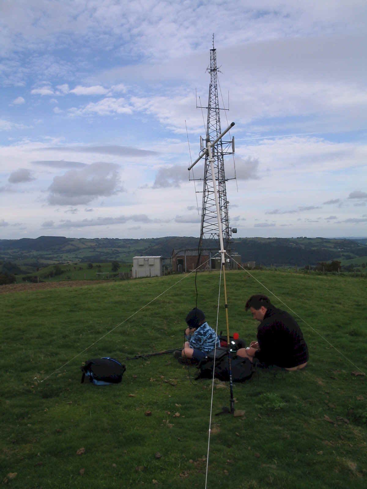 Liam & Tom on Mynydd-y-briw