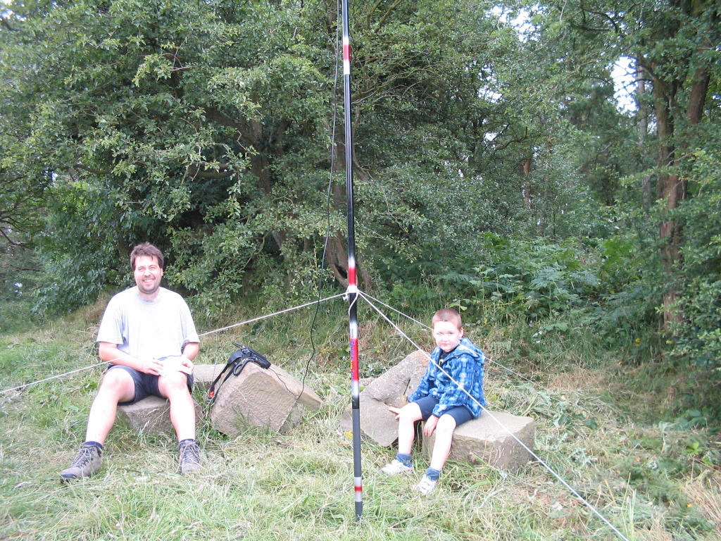 Tom M1EYP/P and Liam on Callow Hill G/WB-015