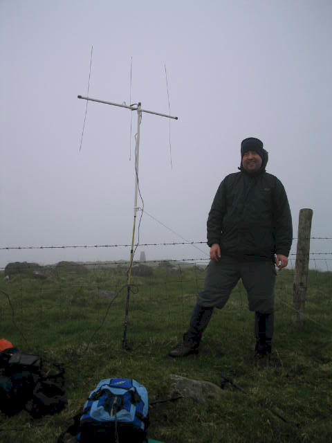 Tom MI1EYP/P on Carn Hill GI/AH-010