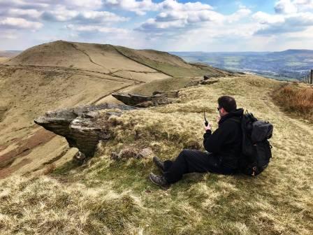 Tom on Famine Hill
